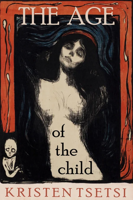 The Age of the Child book cover, with a painted portrait framed in red